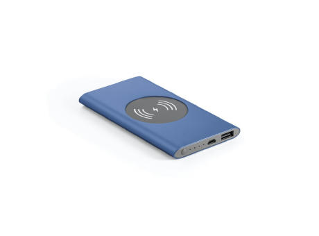 Product image CASSINI. Powerbank 4'000 mAh mit 5W wireless Ladegerät aus Recyceltes Aluminium (100 % rAL) bedrucken
