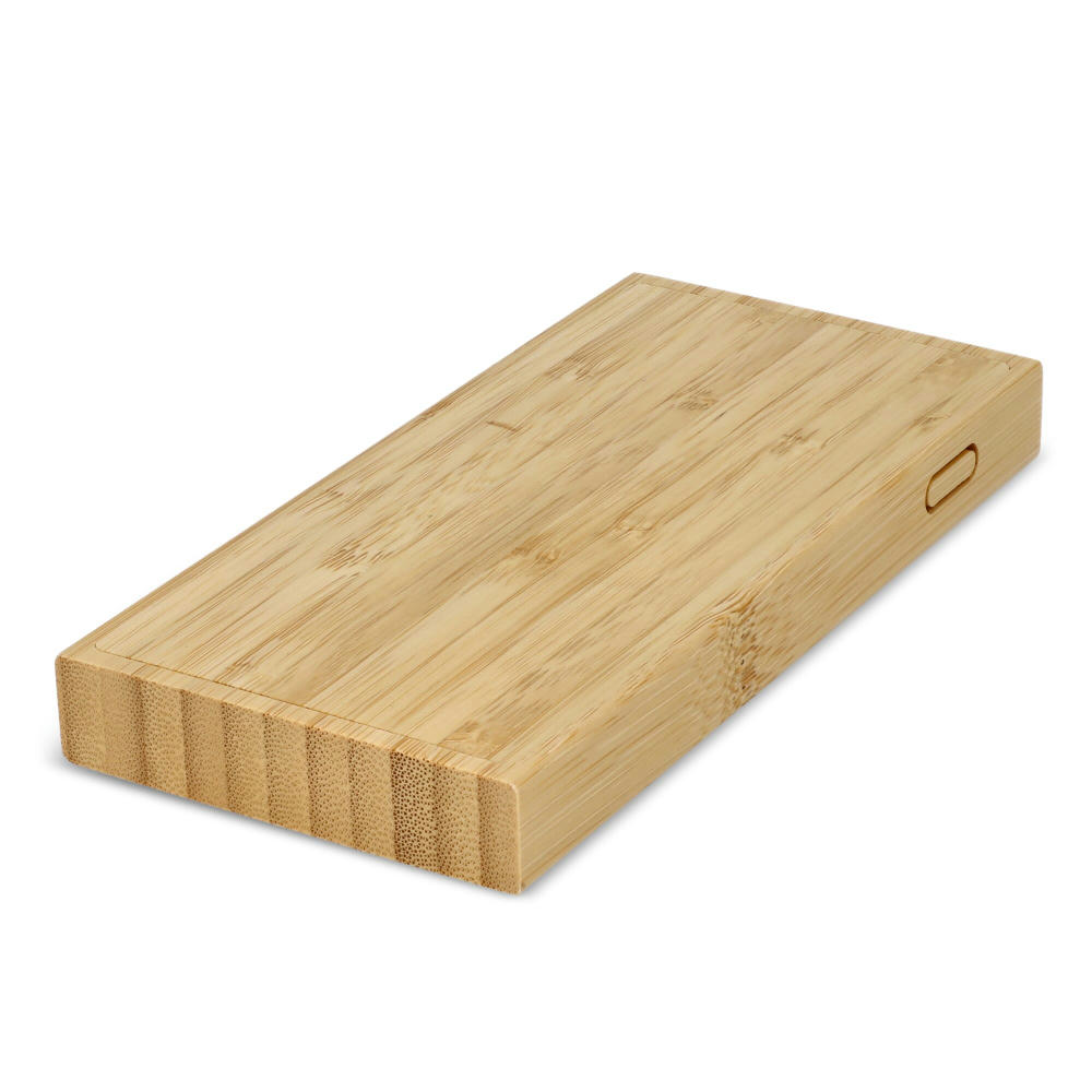 Product image Bamboo Powerbank Wireless Charging 8000mAh Werbeartikel