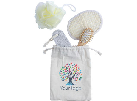 Badeset aus Baumwolle Jean Werbeartikel