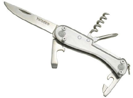 Multifunktionsmesser 'Barrow', clear, Werbeartikel