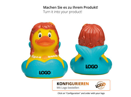 Quietsche-Ente Meerjungfrau Werbeartikel