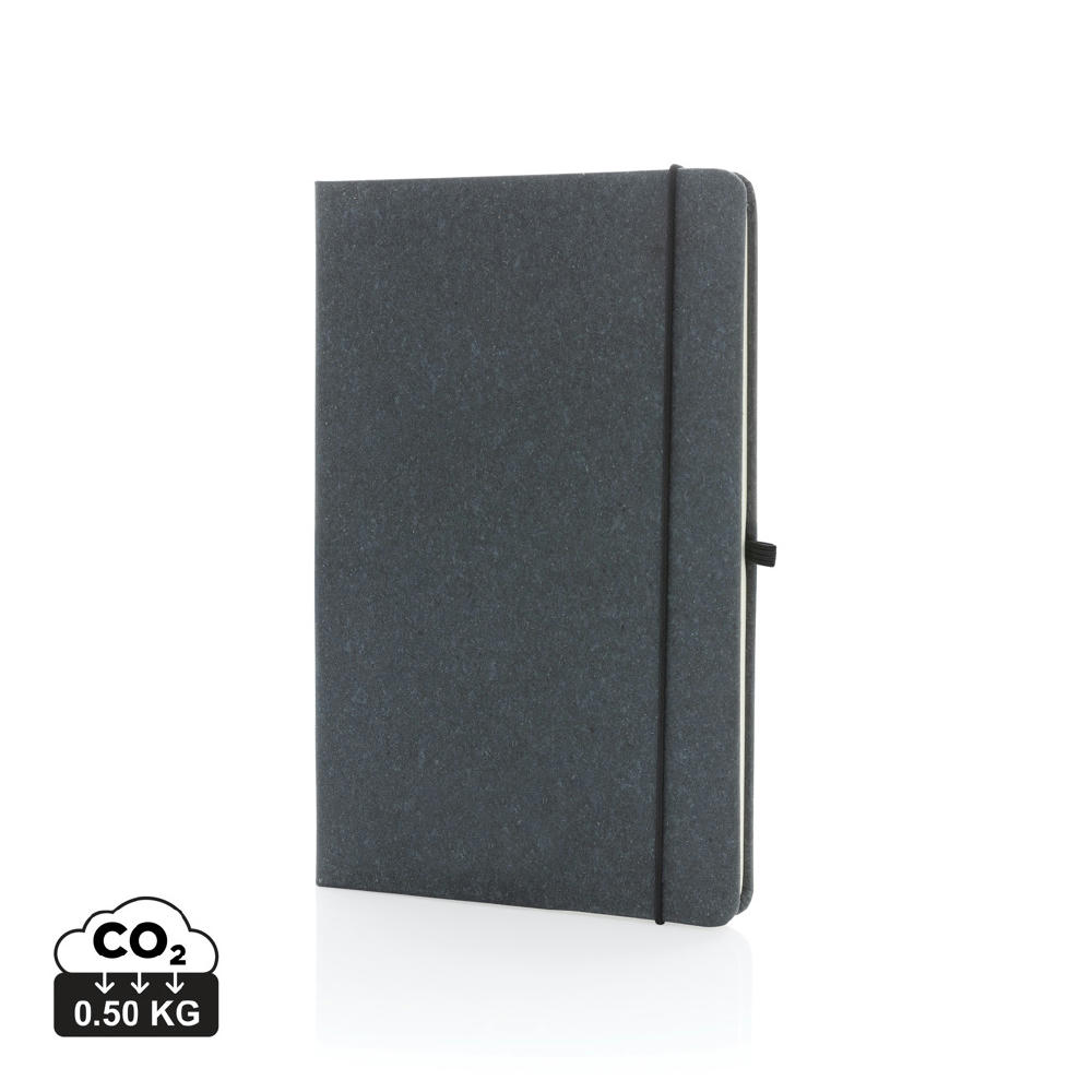 Product image A5 Hardcover Notizbuch aus GRS recyceltem PU Werbeartikel