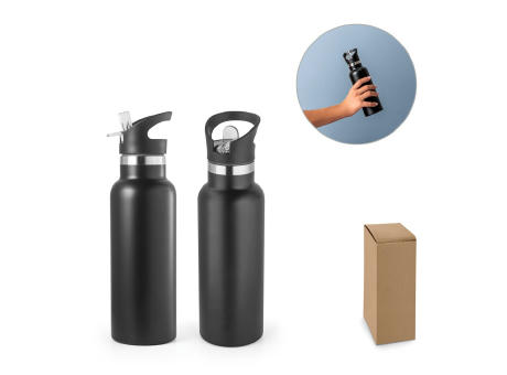 NORTON. Edelstahlflasche mit PP-Verschluss 570 ml Werbeartikel