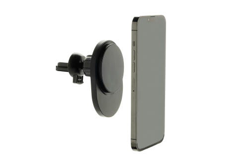 PowerCruze magnetischer 15W Autohalter aus RCS rec. ABS Werbeartikel