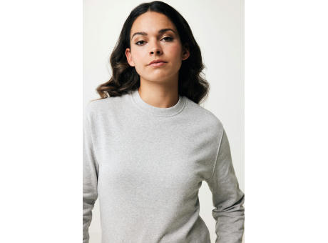 IQONIQ Denali ungefärbt. Rundhals-Sweater aus recycelter BW bedrucken