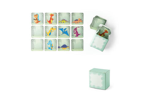 TRICERATOPS. Memory-Spiel mit 20 Teilen Werbeartikel