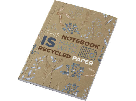 Product image Novella Austen A6 Softcover Notizbuch aus recyceltem Kraftpapier – 50 Blatt Werbeartikel