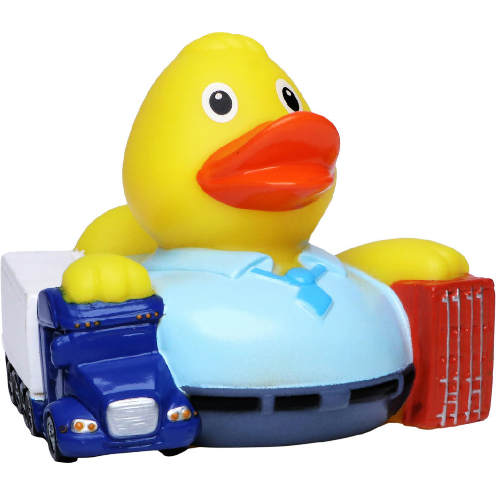 Product image Quietsche-Ente Spediteur Werbeartikel