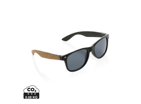 Product image Sonnenbrille aus GRS recyceltem PC-Kunststoff mit Kork Werbeartikel