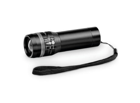 Product image ZOOMIN. Taschenlampe aus Aluminium mit Zoomfunktion und 3 Lichtmodi Werbeartikel