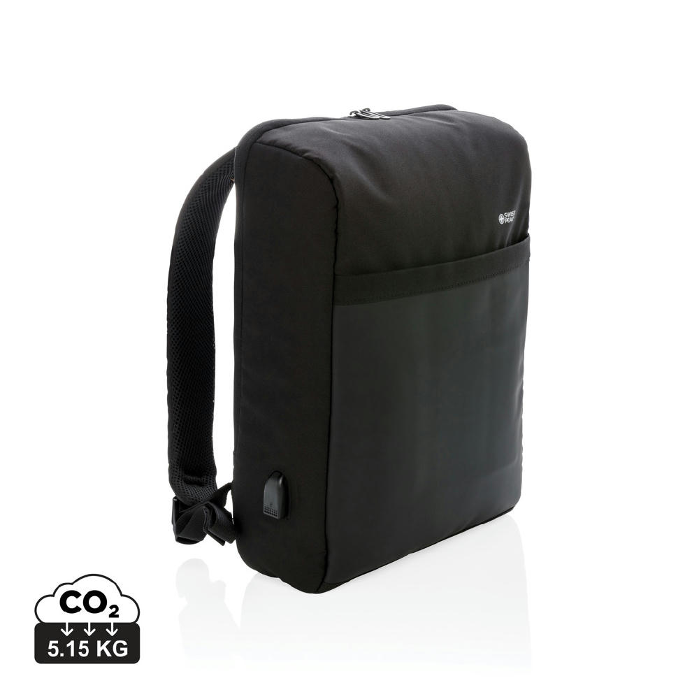 Product image Swiss Peak 15" Anti-Diebstahl RFID & USB Rucksack Werbeartikel