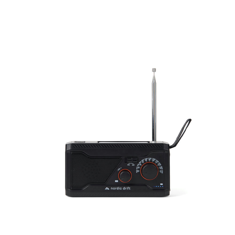 Nordic Drift Titan IPX4 multifunktionales Radio 4000mAh Werbeartikel