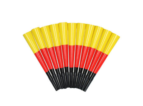 Tröte "Noisy" Deutschland, 11er Set Werbeartikel