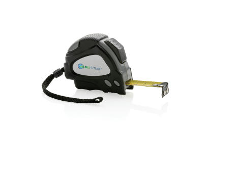 Auto-Stop-Maßband aus recyceltem Kunststoff, 5m/19mm bedrucken