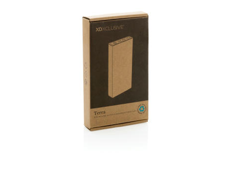 Terra 5.000 mAhPowerbank aus RCS recyceltem Aluminium bedrucken