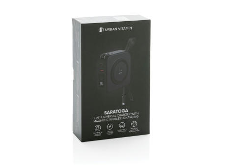 Urban Vitamin Saratoga 5-in-1 universal Charger Werbeartikel