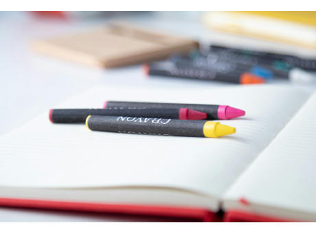 Wachsmalstift-Set (12-tlg) Lola Werbeartikel