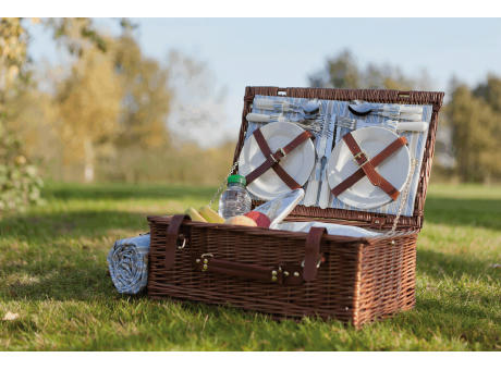 MADISON PARK - Weiden-Picknickkorb Werbeartikel