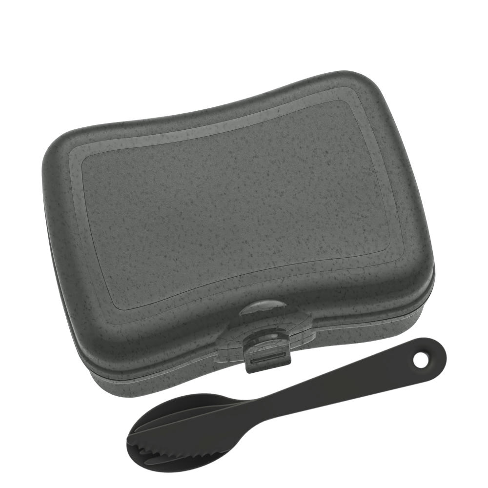 Product image KOZIOL BASIC READY Lunchbox-Set + Besteck-Set Werbeartikel