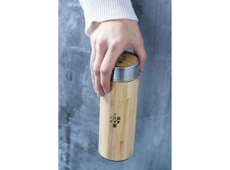 Product image Osaka 360 ml Bambus Thermoflasche/Thermobecher bedrucken