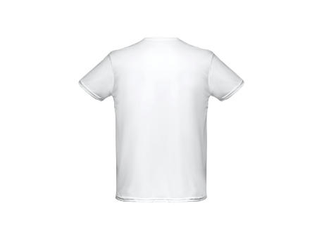 THC NICOSIA WH. Technisches T-Shirt für Männer. Farbe Weiß bedrucken
