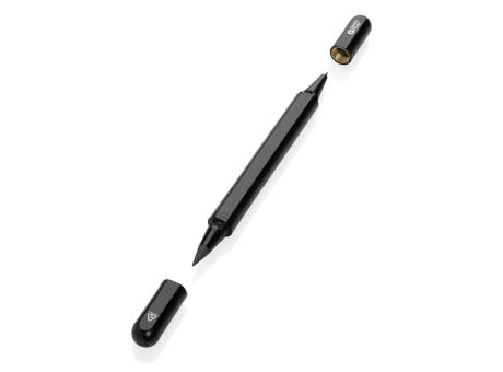 Swiss Peak Storm Dual-Tip-Pen aus RCS recyceltem Aluminum bedrucken