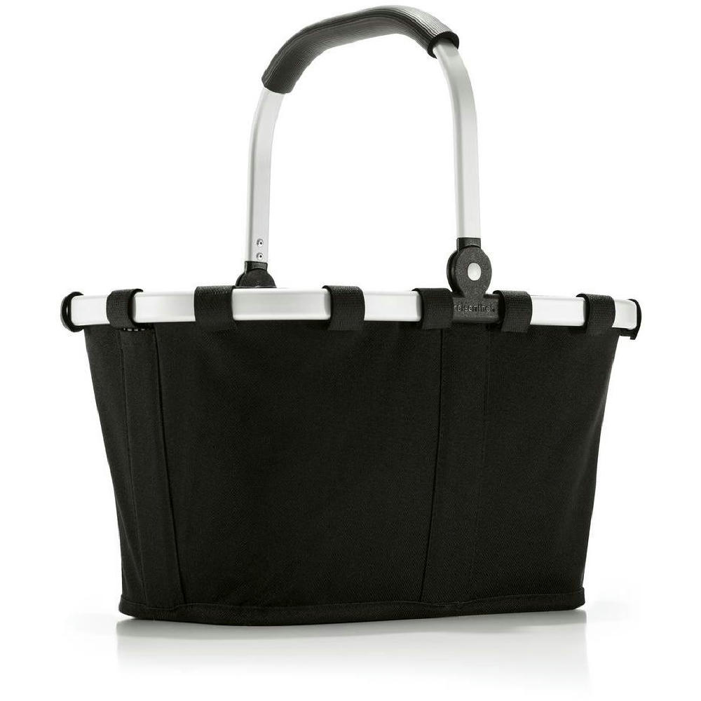 Product image carrybag frame raffia black Werbeartikel