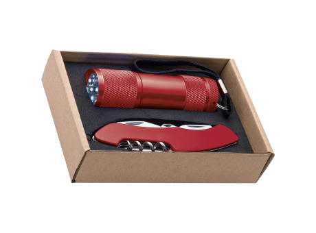 Product image Set Taschenlampe & Taschenmesser Dover Werbeartikel