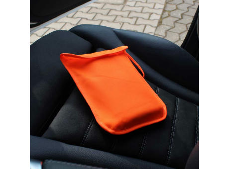 Warnwesten-Set Recycling, bedruckter Beutel Werbeartikel