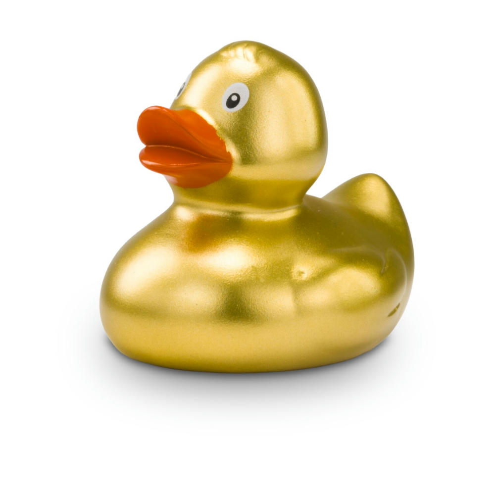Product image Werbeente Goldmarie Mini, ca. 6 cm Werbeartikel
