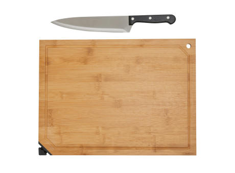 BAMBOO SHARP - Großes Schneidebrett Werbeartikel