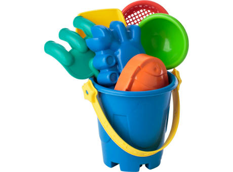 Recycelter PP-Strandeimer Mateo Werbeartikel