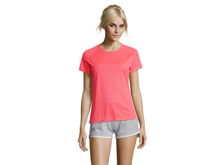 SPORTY DAMENT-SHIRT  140g bedrucken
