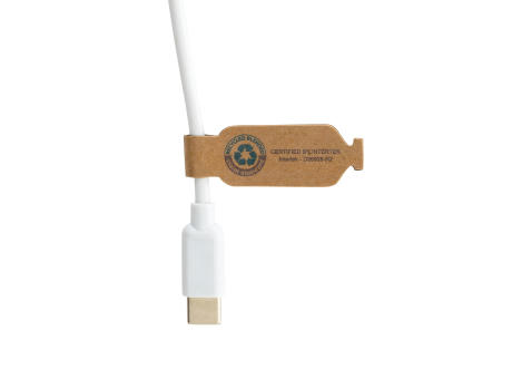 rundes Ontario 6-in-1 Kabel aus RCS recyceltem Kunststoff Werbeartikel