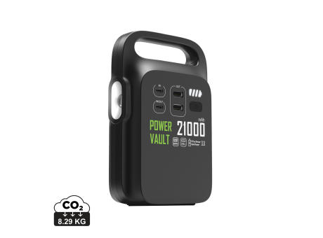 Power Vault 21.000mAh tragbare Powerstation aus RCS rPlastik bedrucken