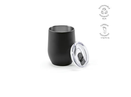 Tigris Reisebecher recy. Edelstahl 320 ml  bedrucken