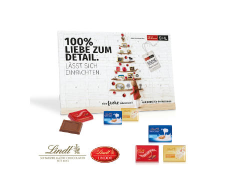 Product image Tisch-Adventskalender "Lindt Exklusiv" Werbeartikel