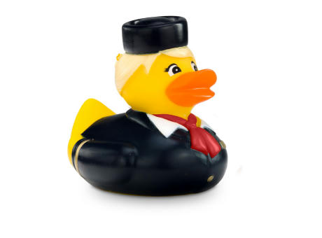 Werbeente Steffi Stewardess mit rotem Halstuch Werbeartikel