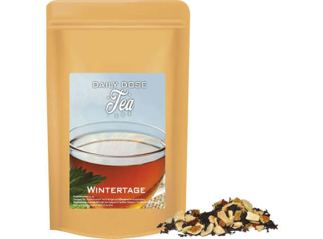 Product image Wintertage Tee, ca. 55g, Standbeutel Midi Werbeartikel