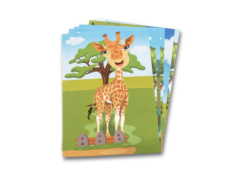 MADAGASCAR. Sticker-Set mit sechs Blättern Werbeartikel