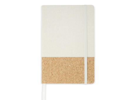Notizbuch Baumwolle &amp; Kork A5 Werbeartikel