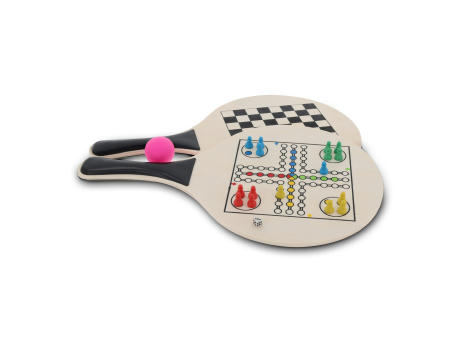 Product image MDF Beach Tennis mit Spielen auf den Oberflächen Werbeartikel