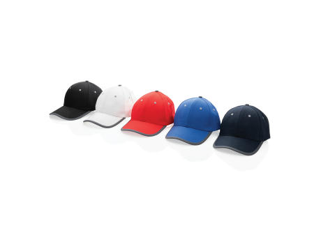 Product image Impact AWARE™ 280gr Brushed rCotton 6 Panel Kontrast-Cap Werbeartikel