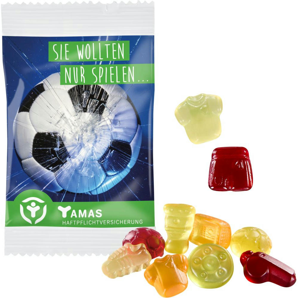 Product image Fruchtgummi STANDARD 15 g im kompostierbaren Tütchen Werbeartikel