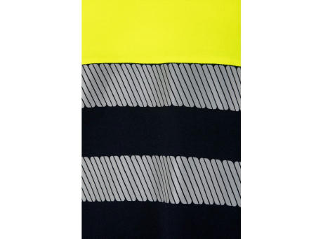 VL BASTET. Zweifarbiges T-Shirt aus Piqué (150 g/m²), aus Baumwolle (55 %) und Polyester (45 %) Werbeartikel