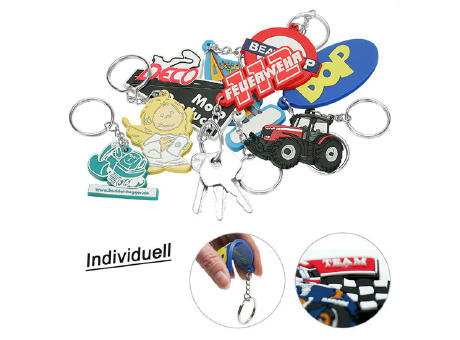Product image Soft-PVC-Schlüsselanhänger, ø 61-70 mm Werbeartikel