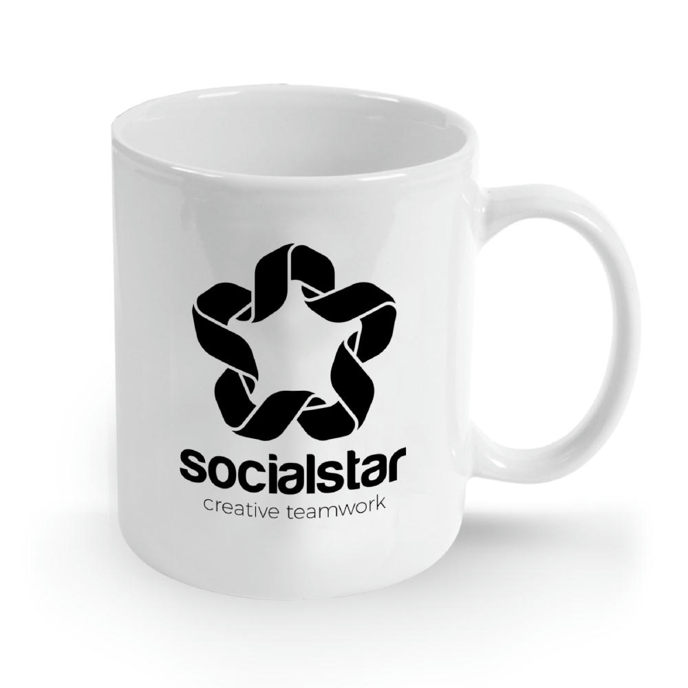 Product image Seattle - 355 ml Keramiktasse - Weiß Werbeartikel