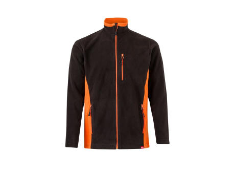 VL GERAS. Zweifarbige Fleecejacke (220g/m²) aus Polyester (100%) bedrucken