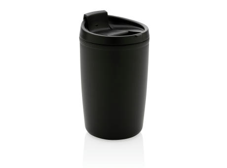 GRS recycelter PP-Becher mit Flip-Deckel bedrucken