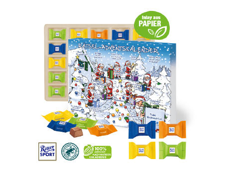 Product image Adventskalender mit Ritter SPORT Schokowürfel Werbeartikel
